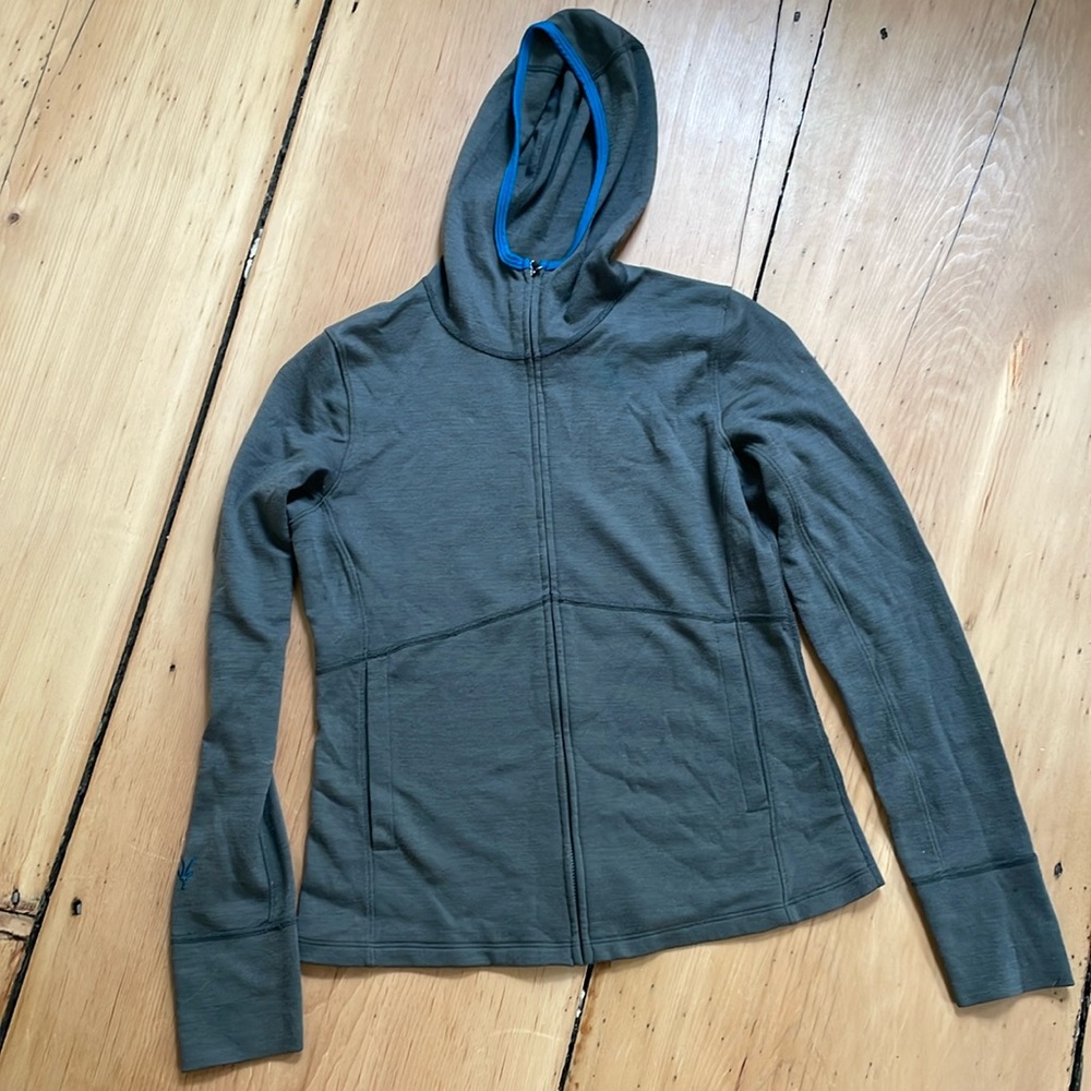 Ibex Merino Wool Hooded Sweatshirt
